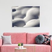 Toile Nature Abstraite des monticules de neige mousseuse (Insitu(Salon))