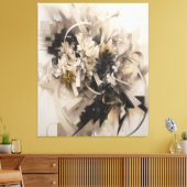 Toile Nature douce et végétale neutre inspirée (Insitu(Salon))