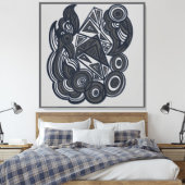 Toile Nature et Geometry (Insitu(Chambre))