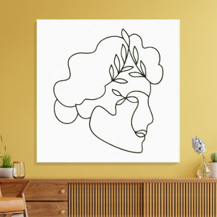 Toile Nature Intérieure – Ligne artistique abstraite de