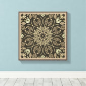 Toile Nature Line Art Décor mural Abstrait (Insitu (Plancher de Bois))