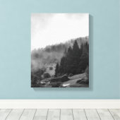 Toile Nature magique, cool dans le brouillard (Insitu (Plancher de Bois))
