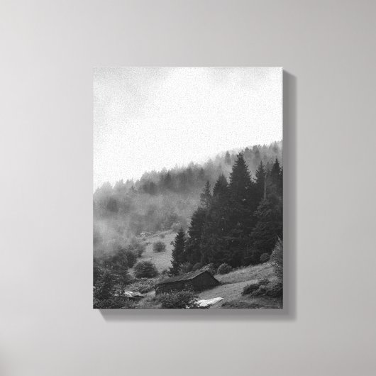 Toile Nature magique, cool dans le brouillard (Recto)