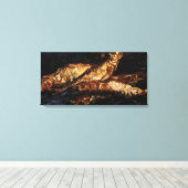 Toile Nature morte avec bloaters par Vincent van Gogh (Insitu (Plancher de Bois))