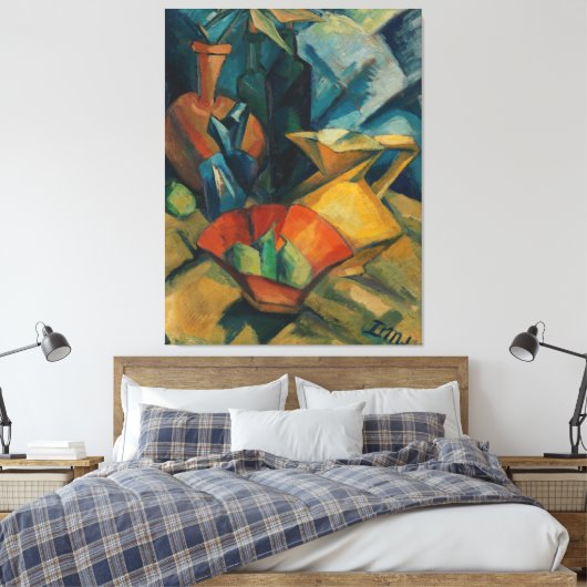Toile Nature morte avec cruche (Insitu(Chambre))