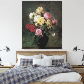 Toile Nature morte avec des fleurs dans un vase par Olaf (Insitu(Chambre))