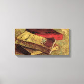 Toile Nature morte avec trois livres par Vincent van Gog (Recto)