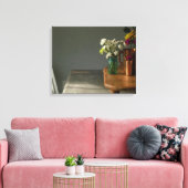 Toile Nature morte avec verre bleu (Insitu(Salon))