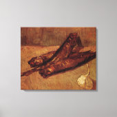 Toile Nature morte Bloaters et ail par Vincent van Gogh (Recto)