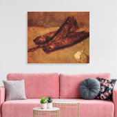 Toile Nature morte Bloaters et ail par Vincent van Gogh (Insitu(Salon))