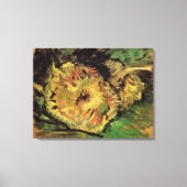 Toile Nature morte Deux Tournesols coupés de Vincent van (Recto)
