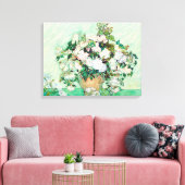 Toile Nature morte Roses dans un vase par Vincent van Go (Insitu(Salon))