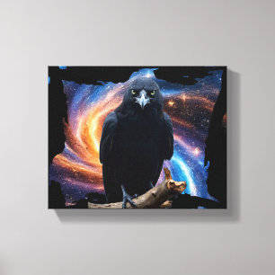 Toile Nature sauvage Crow-Raven Canvas Mur Art