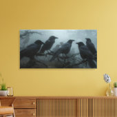 Toile Nature sauvage Crow-Raven Canvas Mur Art (Insitu(Salon))