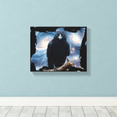 Toile Nature sauvage Crow-Raven Canvas Mur Art (Insitu (Plancher de Bois))