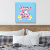 Toile Nature Soul Slogan | Focus sur les bonnes choses (Insitu(Chambre))