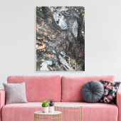 Toile Nature Tree Roots Rainy Day Puddle Photo Art (Insitu(Salon))