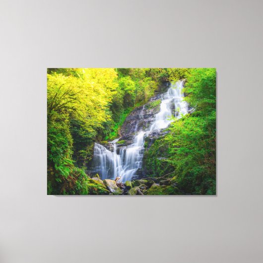 Toile Nature's Symphony: The Cascades of Killarney (Recto)