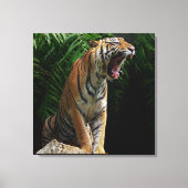 Toile Nature's Wild Animals - Roaring Tiger Canvas (Recto)