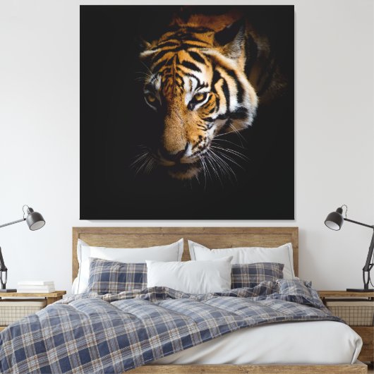Toile Nature's Wild Animals - Tiger Canvas (Insitu(Chambre))