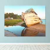 Toile naufrage sur la côte (Insitu (Plancher de Bois))