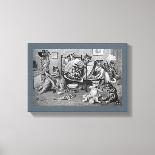 Toile Naughty Kittens, Louis Wain (Recto)
