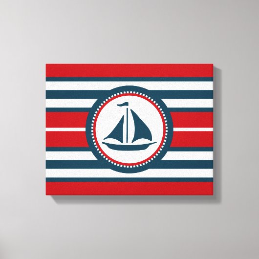 Toile Nautical design (Recto)