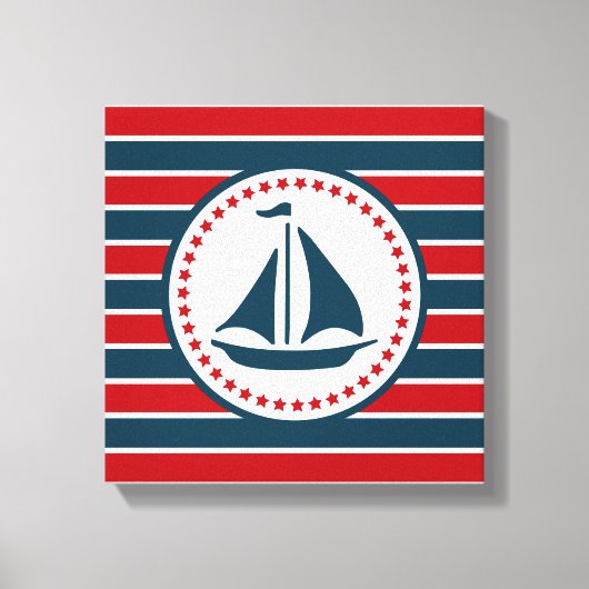 Toile Nautical design (Recto)