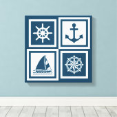 Toile Nautical themed design (Insitu (Plancher de Bois))