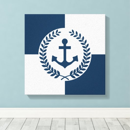 Toile Nautical themed design (Insitu (Plancher de Bois))