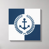 Toile Nautical themed design (Recto)