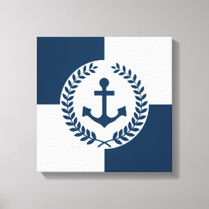 Toile Nautical themed design