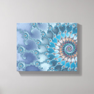 Toile Nautilus - Art fractal