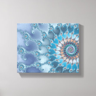 Toile Nautilus - Art fractal