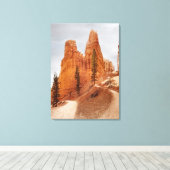 Toile Navajo Loop Trail, Bryce Canyon (Insitu (Plancher de Bois))