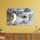 Toile Navette spatiale Atlantis 2 (Insitu(Salon))