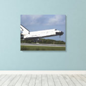 Toile Navette spatiale Découverte atterrit sur la piste (Insitu (Plancher de Bois))