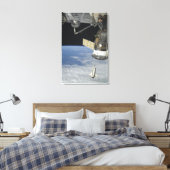 Toile Navette spatiale Endeavor, un vaisseau Soyouz (Insitu(Chambre))