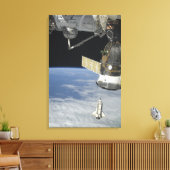 Toile Navette spatiale Endeavor, un vaisseau Soyouz (Insitu(Salon))