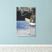 Toile Navette spatiale Endeavor, un vaisseau Soyouz (Insitu (Plancher de Bois))