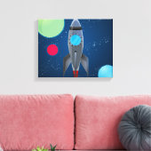 Toile Navire à fusée spatiale (Insitu(Salon))