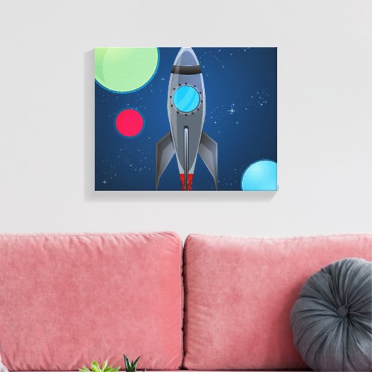 Toile Navire à fusée spatiale (Insitu(Salon))
