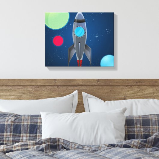 Toile Navire à fusée spatiale (Insitu(Chambre))