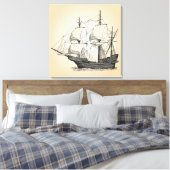 Toile Navire à voile pirate (Insitu(Chambre))