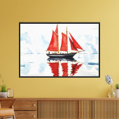 Toile Navire à voiles (Insitu(Salon))