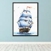 Toile Navire à voiles (Insitu (Plancher de Bois))
