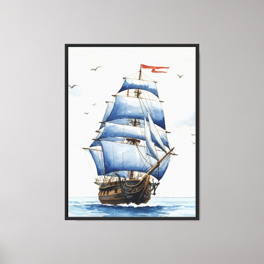 Toile Navire à voiles (Recto)