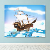 Toile Navire de brise-glace (Insitu (Plancher de Bois))