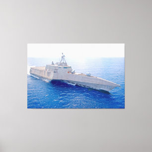 Toile NAVIRE DE COMBAT LITTORAL - LCS-10 40x60
