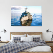 Toile NAVIRE DE COMBAT LITTORAL - LCS-16 32x48 (Insitu(Chambre))